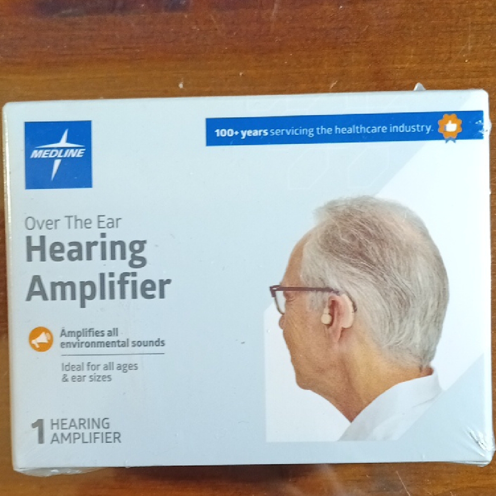 NEW In Sealed Box Medline Over the Ear Hearing Amplifier